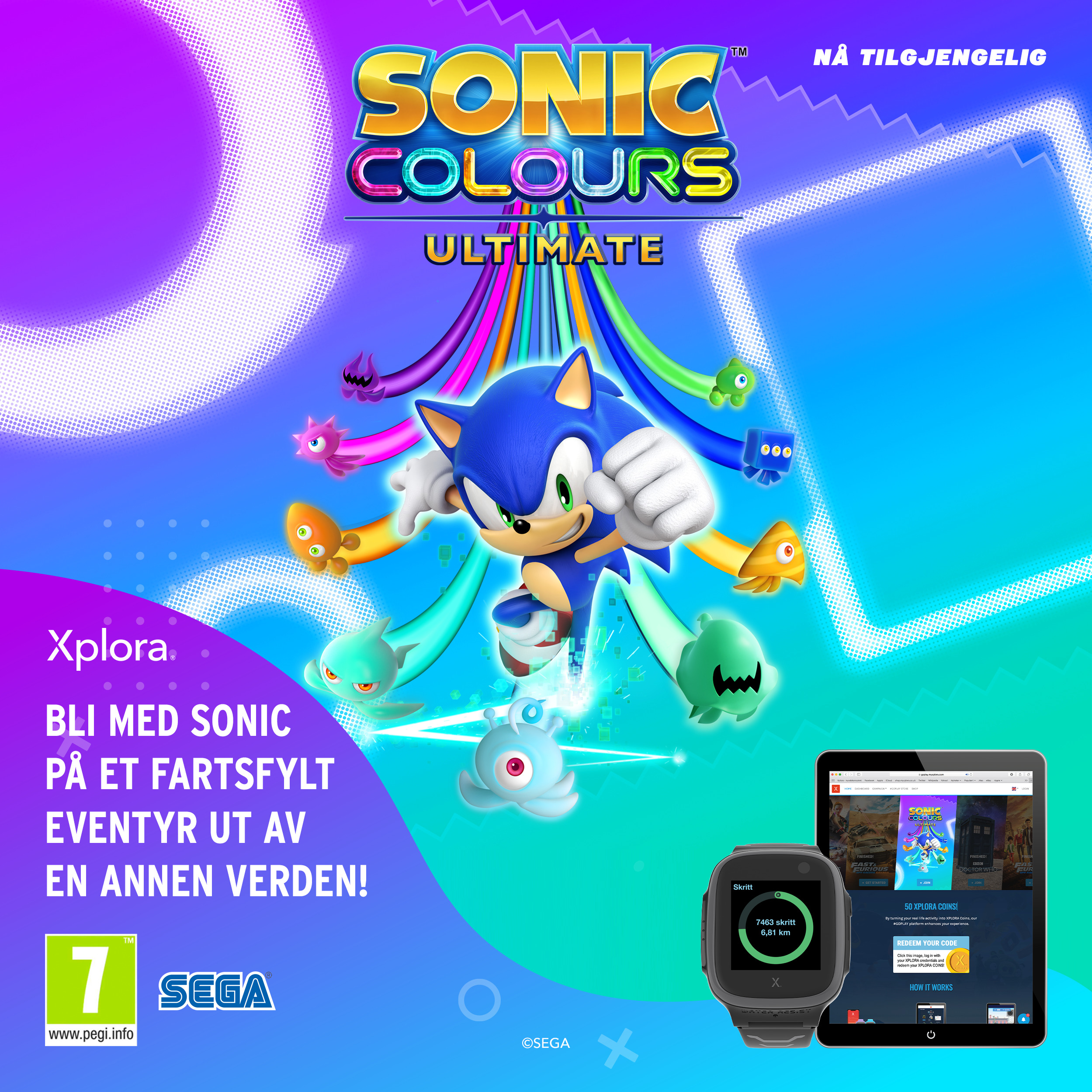 Sonic🌈 + Xplora⌚️ = sant🙌🏻