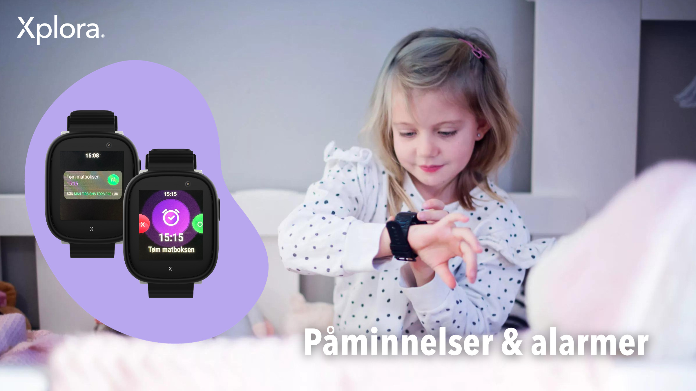 Gjør hverdagen enklere med påminnelser og alarmer!